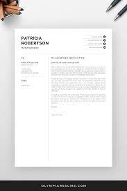 This is the perfect way to express how your specific skills are relevant to the open position. Professional 1 Page Resume Template Modern One Page Cv Etsy One Page Resume Template Cover Letter Template Lettering