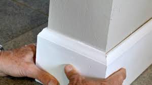 If you love the farmhouse trend, then you will love this look. Diy Baseboard Tutorial H2obungalow