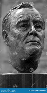 Winston Churchill Bust Stock Photos