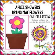 Find deals on products in edu. April Showers Bring May Flowers Craft Spring Craft Spring Bulletin Board