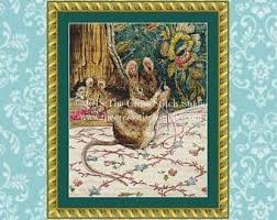 The Cross Stitch Studio The Tailor Of Gloucester Printed Cross Stitch Chart