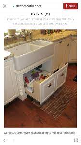 Like The Idea Of A Drawer Under Sink Opposed To Cabinet Kitchen Sink Decor Kitchen Cabinet Design Farmhouse Sink Kitchen