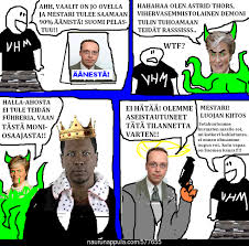 Heinäkuusta 2014 hän on ollut euroopan parlamentin jäsen. Halla Aho Sarjakuvat