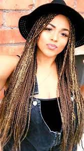 Blonde And Light Brown Box Braids Braidstyles Colored Box Braids Box Braids Hairstyles Small Box Braids Hairstyles
