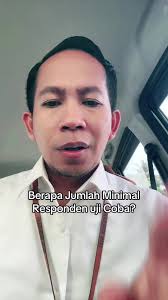 Jumlah Minimal Responden Uji Coba dan Validitas