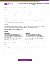 Answer the following questions, circle the best answer. Selina Solutions Class 9 Concise Chemistry Chapter 4 Atomic Structure And Chemical Bonding Download Free Pdf