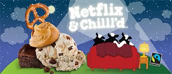 Announcing the news on its website, the company wrote, 'there's something for everyone to watch on netflix and flavours for. Netflix Chilll D Eiscreme Ben Jerry S