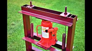 Making Home Made Hydraulic Press 10 Ton Youtube