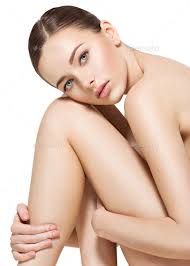 Beautiful naked woman with perfect body and legs Stock Photo by valuavitaly