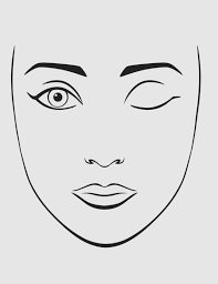 Blank Makeup Face Charts Free Lajoshrich Com