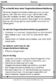 In einfachen, klaren aussagesätzen beschreibt man den gegenstand mit einer informativen sprache. 8 Gegenstandsbeschreibung Ideen Gegenstandsbeschreibung Deutsch Unterricht Grundschule