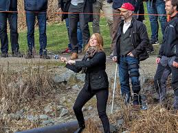 37, born 16 july 1983. Annie Loof Besokte Morrumspremiaren Fiskejournalen