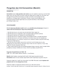 Sebagai orang tua tentunya kita mempunyai banyak pertanyaan tentang anak kita. Doc Pengertian Dan Ciri Kemandirian Mandiri Sri Hartatik Academia Edu