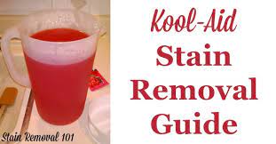 Ice water if you are attempting to get dried kool aid out of carpet, begin by spraying the stain with ice water. Tips For Removing Kool Aid Stains