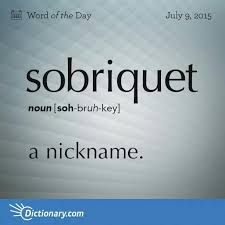 Nickname Do You Have One Weird Words Uncommon Words Cool Words