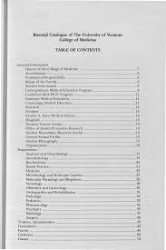 University of Vermont, College of Medicine Bulletin