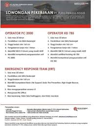 Kirimkan cv, dan lamaran lengkap ke alamat: Disnaker Wonogiri On Twitter Lowongan Pt Putra Perkasa Abadi Wonogirikerja Wonogiri Lowongankerja