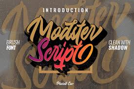 They are organized into highly regular formal types similar to cursive writing and looser, more casual scripts. Modster Script Font Befonts Com