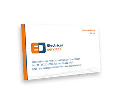 Choose your favorite business card template from a variety of electrician business cards. Business Card Design For Electrical Services Offset Or Digital Printing