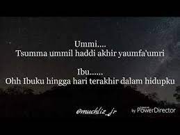 Lirik Lagu Ummi Tsumma Ummi Arab