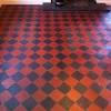 Cotton checkered 59 x 35 plaid floor area rugs runner carpet red black. 1