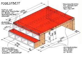Wie Wohnt Deutschland Podestbett Bett Selber Bauen Bett Bauen