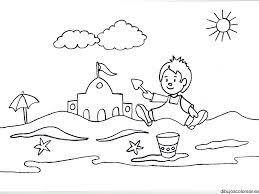 ¿buscas juegos tradicionales para niños? Dibujos De Playa Paisajes De La Costa Para Colorear Pintar El Mar Y Las Olas Colorear Imagenes