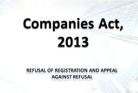 The 2013 act is divided into 29 chapters containing 470 sections as against 658 sections in the. Refusal Of Registration And Appeal Against Refusal Section 58 Of Companies Act 2013