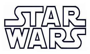Printable B W Star Wars Logo Star Wars Logo Star Wars Diy Star Wars Stencil