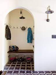 white brick mediterranean jessica helgerson interior design mudroom design small space interior design small mudroom ideas