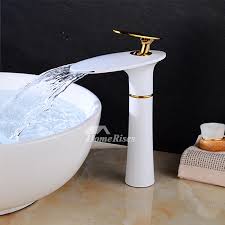 Justopin luca kitchen faucet with pull down sprayer, modern single handle pull out kitchen sink faucet, 1 or 3 hole mounted with deckplate, coldstart, brushed stainless steel zpnakf1bn. Brass Tall Vessel Sink Faucets White Oil Rubbed Bronze Brushed Silver Chrome Modern Black