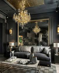 Sophisticated Elegance Dark Living Rooms Contemporary House Luxury Home Decor