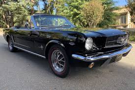 For Sale 1965 Ford Mustang Convertible Raven Black 289ci V8 5 Speed Stangbangers Mustang Convertible Ford Mustang Convertible Ford Mustang