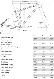 universal cycles sizing and geometry charts