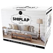 As much as white is the standard color, you're allowed to. Shiplap Accent Wall The Easy Way The Honeycomb Home