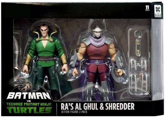 Amazon.com: DC Collectibles Batman Vs Teenage Mutant Ninja Turtles - Ra's  Al Ghul & Shredder Figure 2 Pack Exclusive : Toys & Games