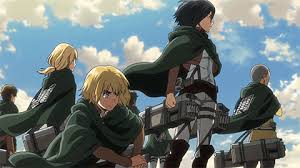 Free live wallpaper for your desktop pc & mobile phone. Attack On Titan Eren Mikasa Armin Gif Novocom Top