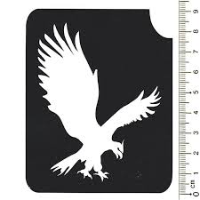 Bitte werfen sie einen blick in meinen shop. Glitzertattoo Schablone Adler Schminktopf