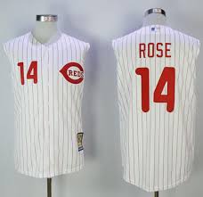 Pete rose baseball cards for sale football cards baseball card template star wars mickey mantle mint philadelphia phillies cincinnati. Mitchell And Ness 2000 Reds 14 Pete Rose White Strip Throwback Stitched Mlb Jersey Mlb Jersey Outlet Review Cheap