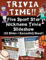 • time spent in u.s. Sports Trivia Worksheets Teaching Resources Teachers Pay Teachers