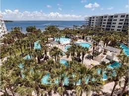 Beautiful Grounds And Lazy River At Destin West Beach Bay Resort In Fort Walton Florida Best Family Resorts Resort Family Resorts