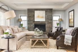 Having a fireplace in the middle of your home can sometimes feel like a daunting style challenge, but it doesn't have to. 75 Beautiful Living Room With A Tile Fireplace Pictures Ideas July 2021 Houzz