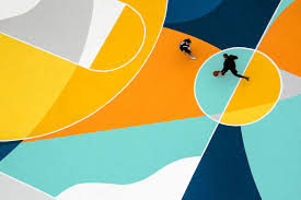 Der 3er kreis ist in amerika 7,24 meter vom korb entfernt. Pop Art Ballin Auf Dem Farbenfrohen Basketballfeld In Alessandria