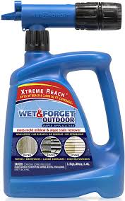 Check spelling or type a new query. Amazon Com Wet Forget Roof And Siding Cleaner For Easy Removal Of Mold Mildew And Algae Stains Bleach Free Formula 48 Oz Hose End 805048 Blue Patio Lawn Garden