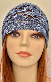 Hand Knits 2 Love Headband Bandana Denim Flower Designer