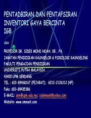 Maybe you would like to learn more about one of these? Topik1 Pengenalan Ujian Pdf Pengenalan Kepada Pengujian Dan Penilaian Oleh Profesor Dr Sidek Mohd Noah Kb Pa Jabatan Pendidikan Kaunselor Psikologi Course Hero