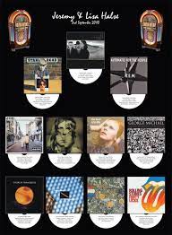 Seating Chart With Album Covers Wedding Table Plan Wedding Table Names Reception Seating Chart