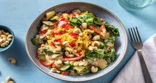 Gemusepfanne Mit Curryreis Rezept Hellofresh Rezept Curryreis Lebensmittel Essen Vegetarisch Kochen