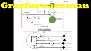 The wiring diagram inside the box shows the following wiring, in this order Electrical Diagram Training Gray Furnaceman Furnace Troubleshoot And Repair