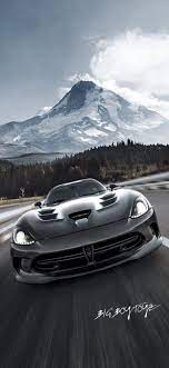 car wallpaper mountains